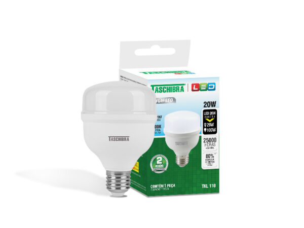 LÂMPADAS BULBO LED TASCHIBRA E27 - Imagem 2